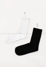 جوراب ساده ساق دار کد1004999