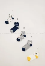 جوراب فیل نیم ساق پنبه کد1004988