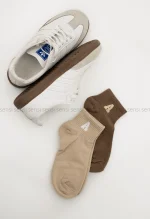 جوراب گلدوزیA مچی پنبه کد1004983