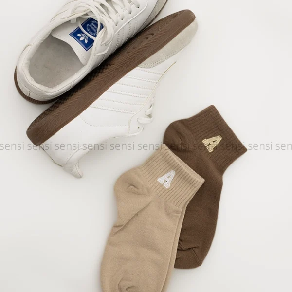 جوراب گلدوزیA مچی پنبه کد1004983