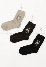 جوراب(Labubu)ساق دار پنبه کد1004998