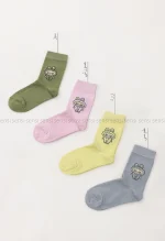 جوراب(Labubu)ساق دار پنبه کد1004998