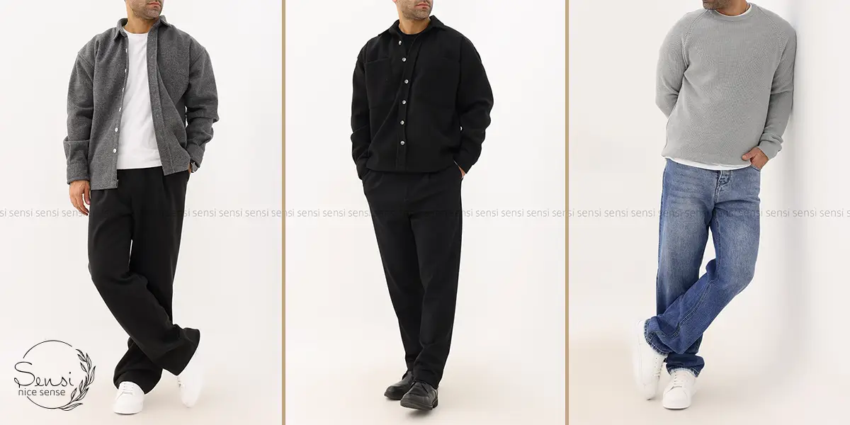 خرید مطمئن لباس مردانه با تنوع بالا از سنسی