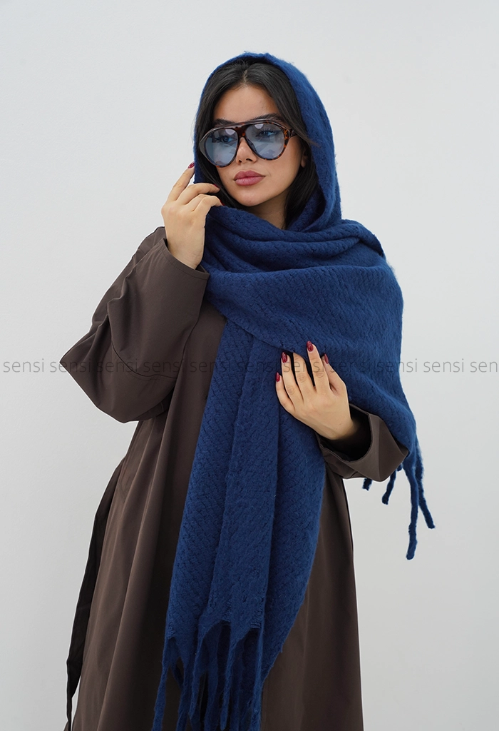 شال بافت بوکله موهری کد1004606