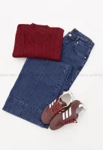 شلوار جین بگ کیلات سیم لاین کد1004866