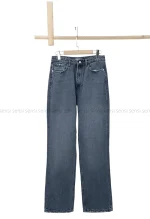 شلوار جین نیم بگ رگولارکد1005006
