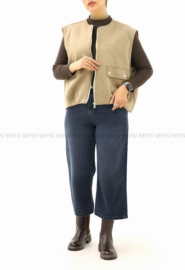 شلوار جین نیم بگ کد1005009 (9) شلوار جین نیم بگ کد1005009