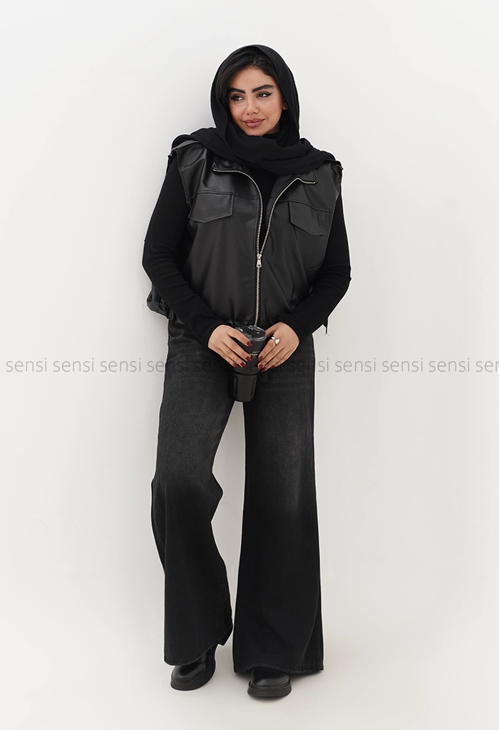 وست چرم آستر دارجیب نما کد1004934