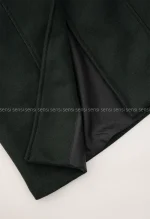 پالتو فوتر 2دکمه یقه ایستاده آستر دار@ کد1004814