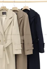 پالتو فوتر 4دکمه آستر دار کد1005029