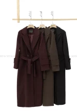 پالتو فوتر 4دکمه آستر دار کد1005029