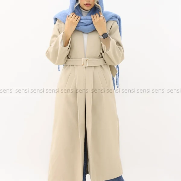 پالتو فوتر 6دکمه آستر دار کد1005028