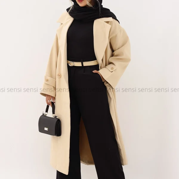 پالتو فوتر جیر آستر دار کد1004955