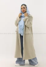 پالتو فوتر موهری4دکمه آستر دار کد1005033