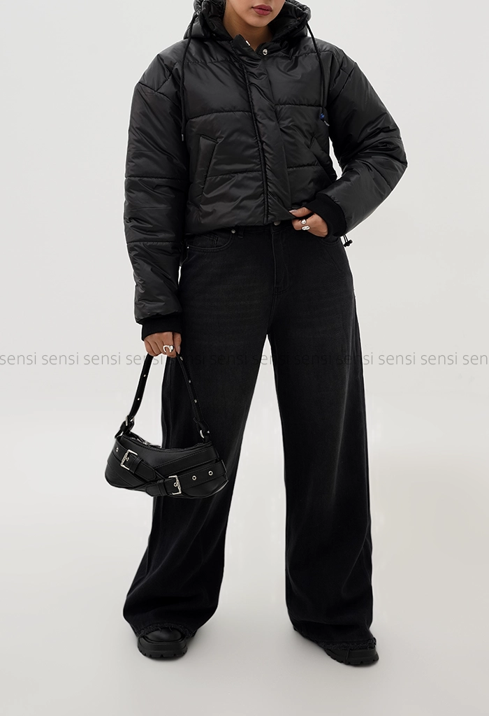 کاپشن کلاه دار پشم شیشه کد1004773