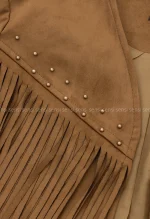 کت جیر آستر دار سرخپوستی کد1005024