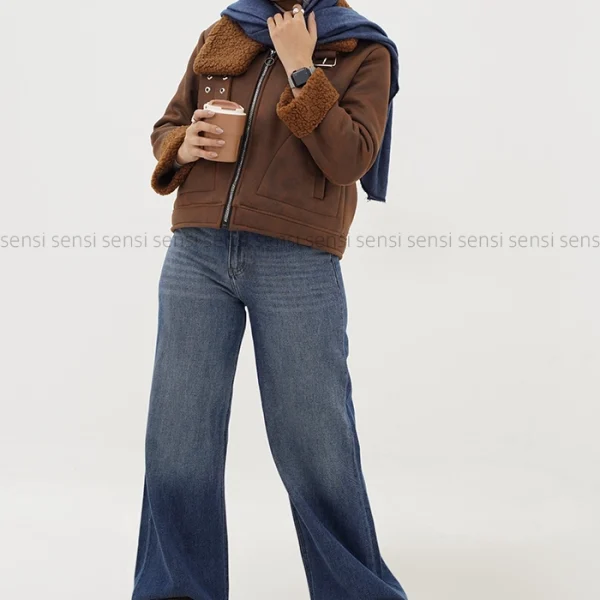 کت سوئیت بوفالو تدی یقه سگک کد1005019