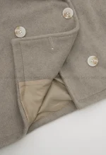 کراپ کت موهری آستر دار کد1004967