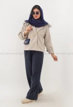 کراپ کت موهری آستر دار کد1004967