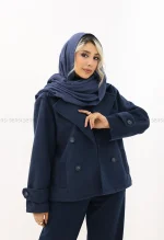 کراپ کت موهری آستر دار کد1005022