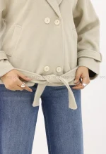 کراپ کت موهری آستر دار کد1005034