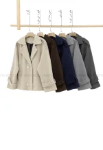 کراپ کت موهری آستر دار کد1005034