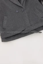 کراپ کت موهری آستر دار کد1005034